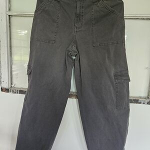 Maurices Charcoal Cargo Joggers